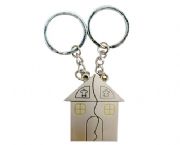 情侶房子鑰匙扣