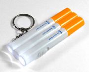 香煙塑料帶燈鑰匙扣