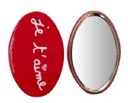 橢圓馬口鐵鏡子