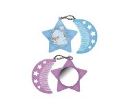 帶梳星星掛件鏡