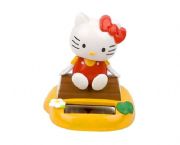 太陽能KT小公仔擺件