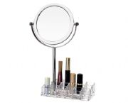 高檔水晶雙面臺鏡