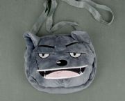 灰太狼毛絨挎包