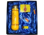 中國(guó)帝王黃瓷保溫杯五件套