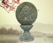 青田石雕刻時來運轉(zhuǎn)大象擺件